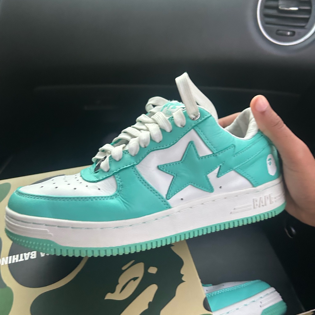 *Good Deal* Bapesta Teal #4 Size 8
